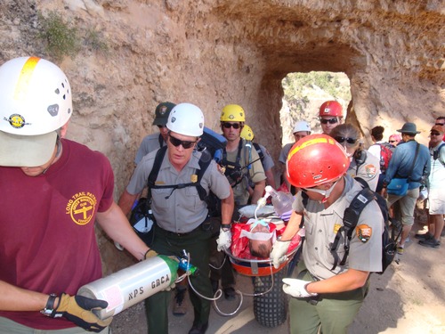 litter carry on the Bright Angel