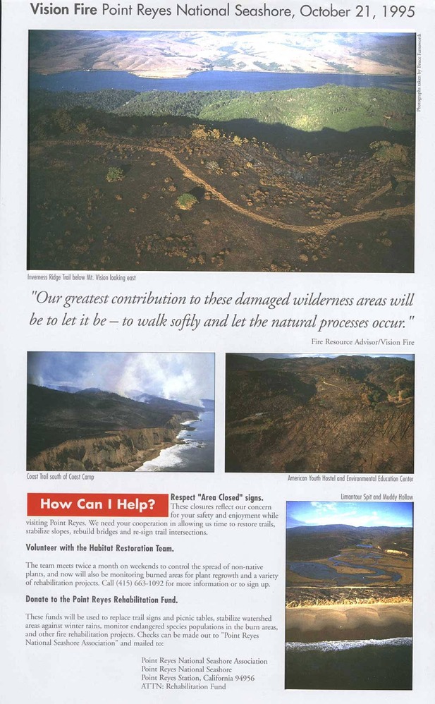 Vision Fire: October 21, 1995 Newsletter page 2