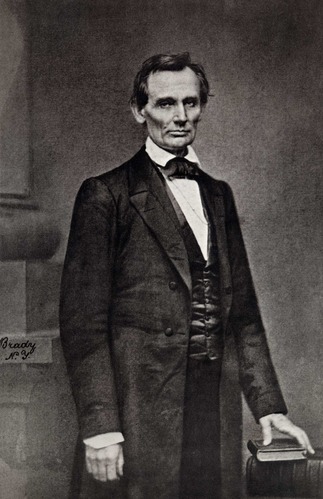 Photograph of Lincoln in 1860