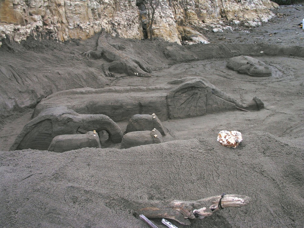 2006 Sand Sculpture Contest: People’s Choice Award Winner: Entry #40 African Watering Hole by the Extended Jones family