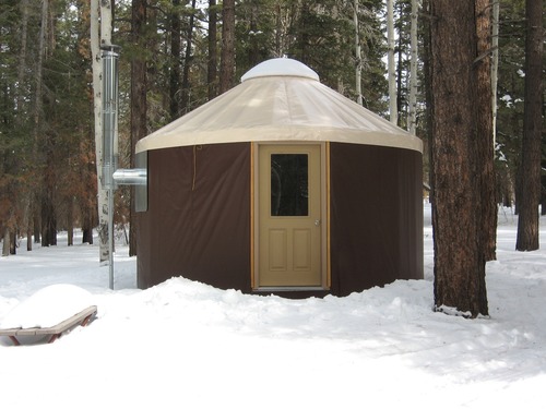 North Rim yurt interior