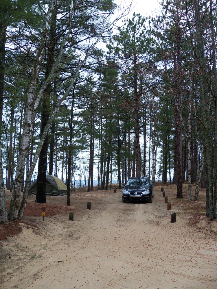 Twelvemile Beach Campground site 15, 42 feet