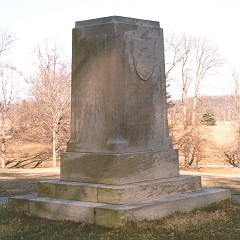 Site Marker--Washington's Marquee Site of the Marquee On this spot General George Washington erected his campaign tent (marquee) when he entered Valley Forge December 19, 1777. He occupied this tent until December 24, 1777 when he moved his headquarters to the Potts house at the junction of Valley Creek and Schuylkill River. DESCRIPTION: Carved granite monument. DONOR & DATE: The Commonwealth of Pennsylvania, 1947. HISTORICAL DATA: The marker designates the traditional site where General Washington pitched his marquee for use as headquarters. He used the marquee for about a week before moving into the Potts house. According to the 1943-47 Commonwealth Report, "This granite marker is set on the points of the compass facing due south and is engraved with a directional arrow circled, and revealing the Commander-in-Chief's initials "GW" traced from one of his original surveyors drawings."