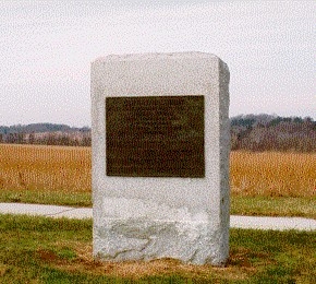 Brigade Marker Patterson's Brigade Continental Army Valley Forge December 19, 1777 June 19, 1778 Baron de Kalb's Division Major General Baron de Kalb Patterson's Brigade Commanding 10th Massachusetts Infantry Col. Thomas Marshal 11th Massachusetts Infantry Col. Benjamin Tupper 12th Massachusetts Infantry Col. Samuel Brewer 14th Massachusetts Infantry Col. Gamaliel Bradford DESCRIPTION: Granite with bronze plaque 6' x 4' x 2' DONOR & DATE: The Valley Forge Park Commission under the jurisdiction of the. Commonwealth of Pennsylvania, 1908. HISTORICAL DATA: There were four regiments in the brigade commanded by Brigadier General John Patterson in Major General Johann de Kalb's division.