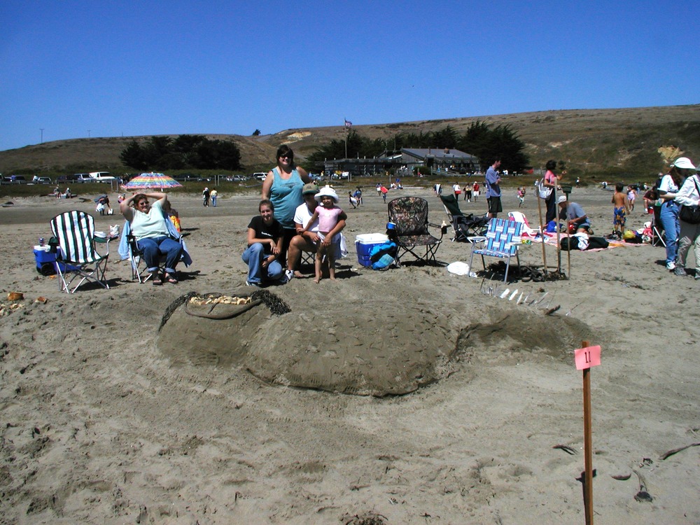 2002 Sand Sculpture Contest: Family Entry #11: Catfish