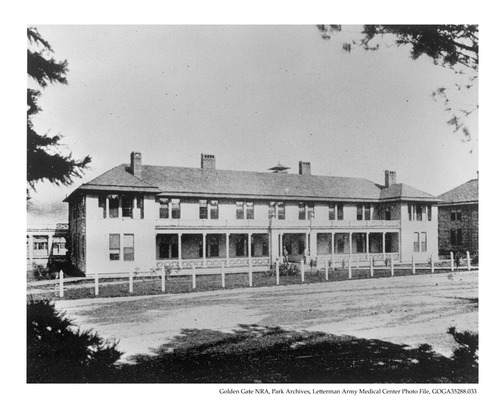 Letterman General Hospital Administration Building, c1900.