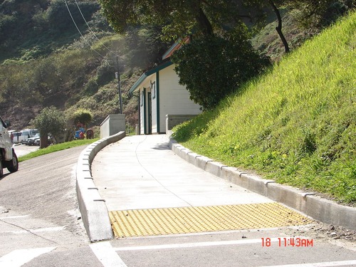 These restrooms are accessble from all the Universally accessible parking space at Fort Point.