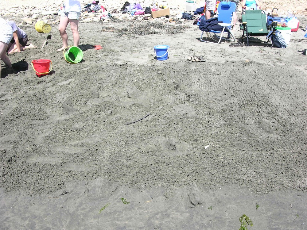 2008 Sand Sculpture Contest: Adult/Family Group Entry #26: Eat, Drink, Be Merry, by the Stevens Family