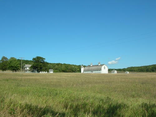 DH Day Farm from M-109. This farm is privately owned. Do Not Trespass.
