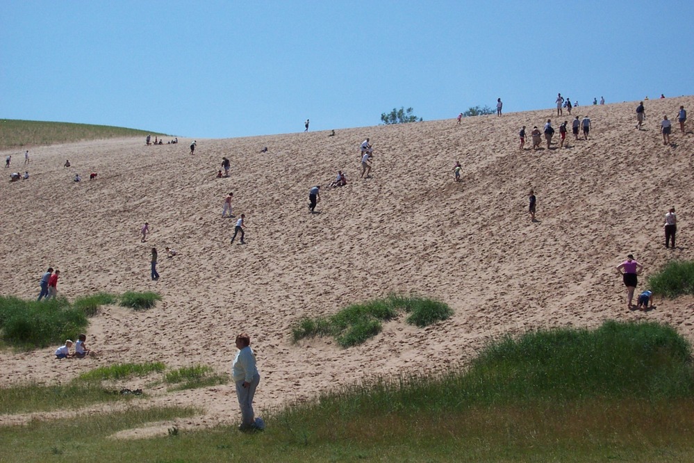 Dune Climb in the Summer