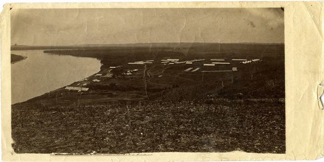 Panorama of Fort Lincoln, Dakota Territory