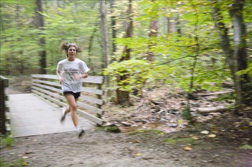 Fall Fun Run in the woods