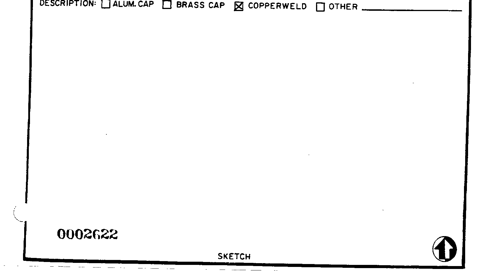 00002622 Survey Monumentation Sketch