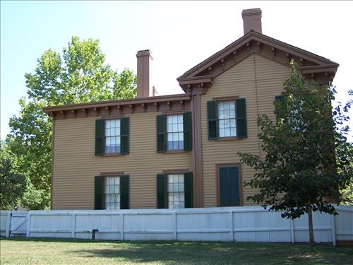 The Home of Abraham Lincoln, 1844-1861, as it appeared in August of 2007.  Part II