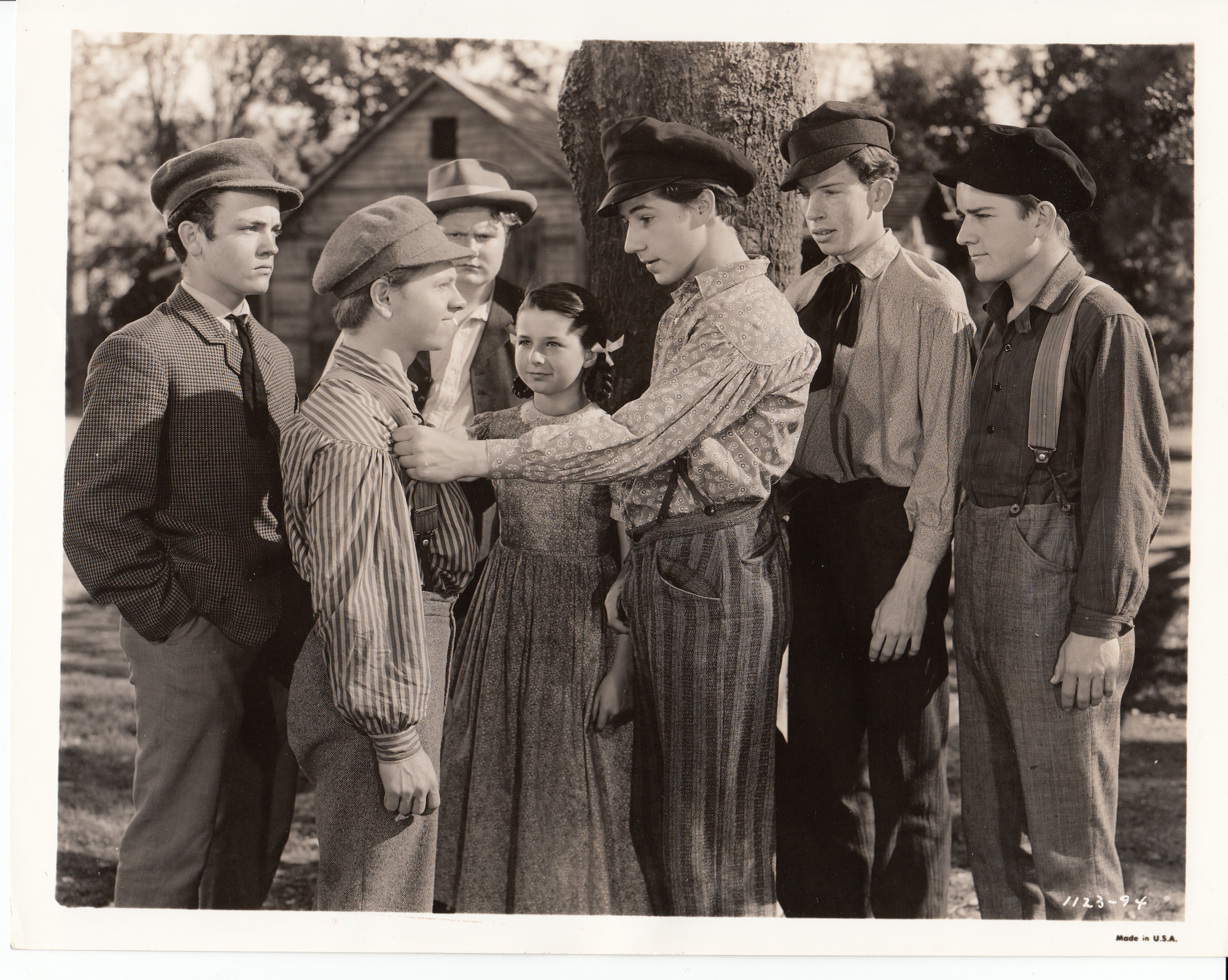 Movie still from "Young Tom Edison" starring Mickey Rooney.
