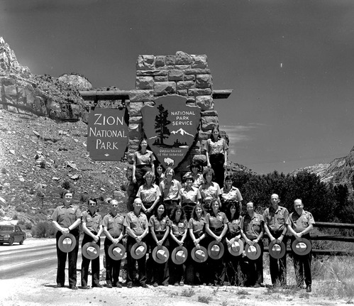 Personnel, 1981: naturalist division, Student Conservation Association (SCA), Zion Natural History Association (ZNHA).