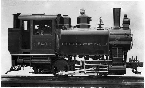 011/001.130--Central Railroad of New Jersey Railroad Locomotive [GROUP 12]