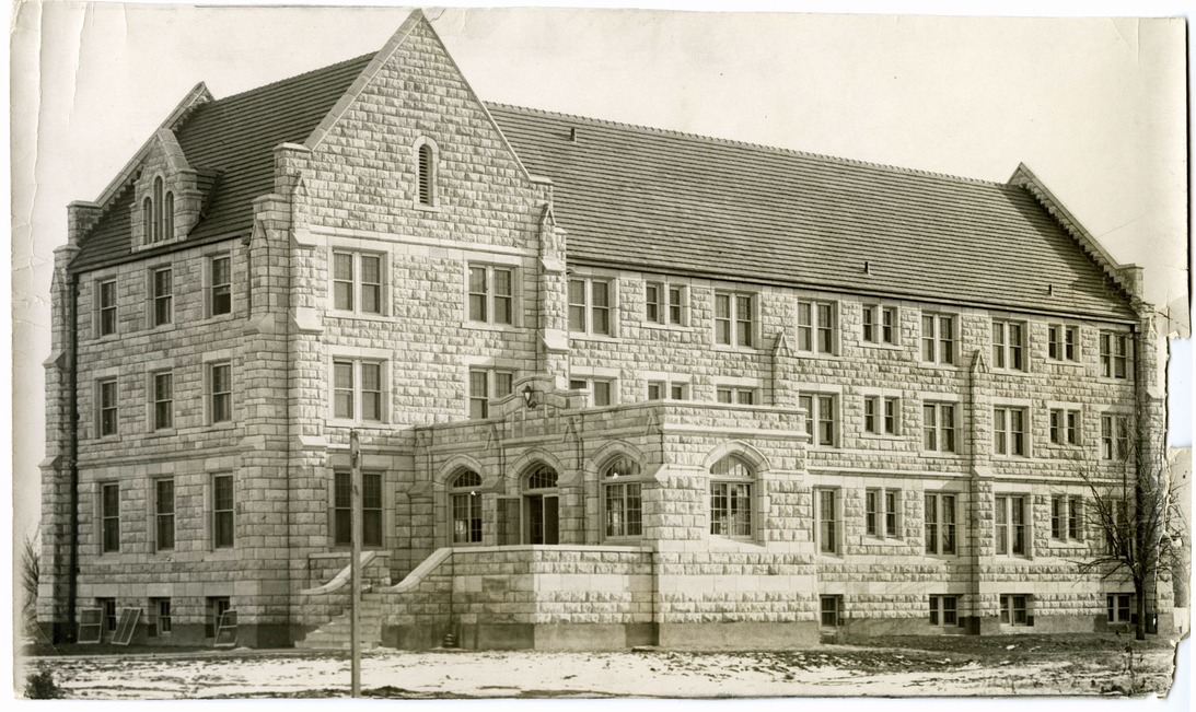 Custer Hall- Dormitory at Fort Hays Teacher's College, Named in Honor of Elizabeth Bacon Custer