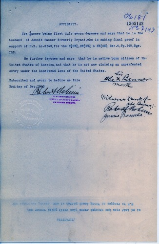 Scanned image of form. See description for text.