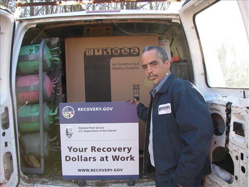 HVAC Recovery Project at Richmond National Battlefield Park in 2010.
