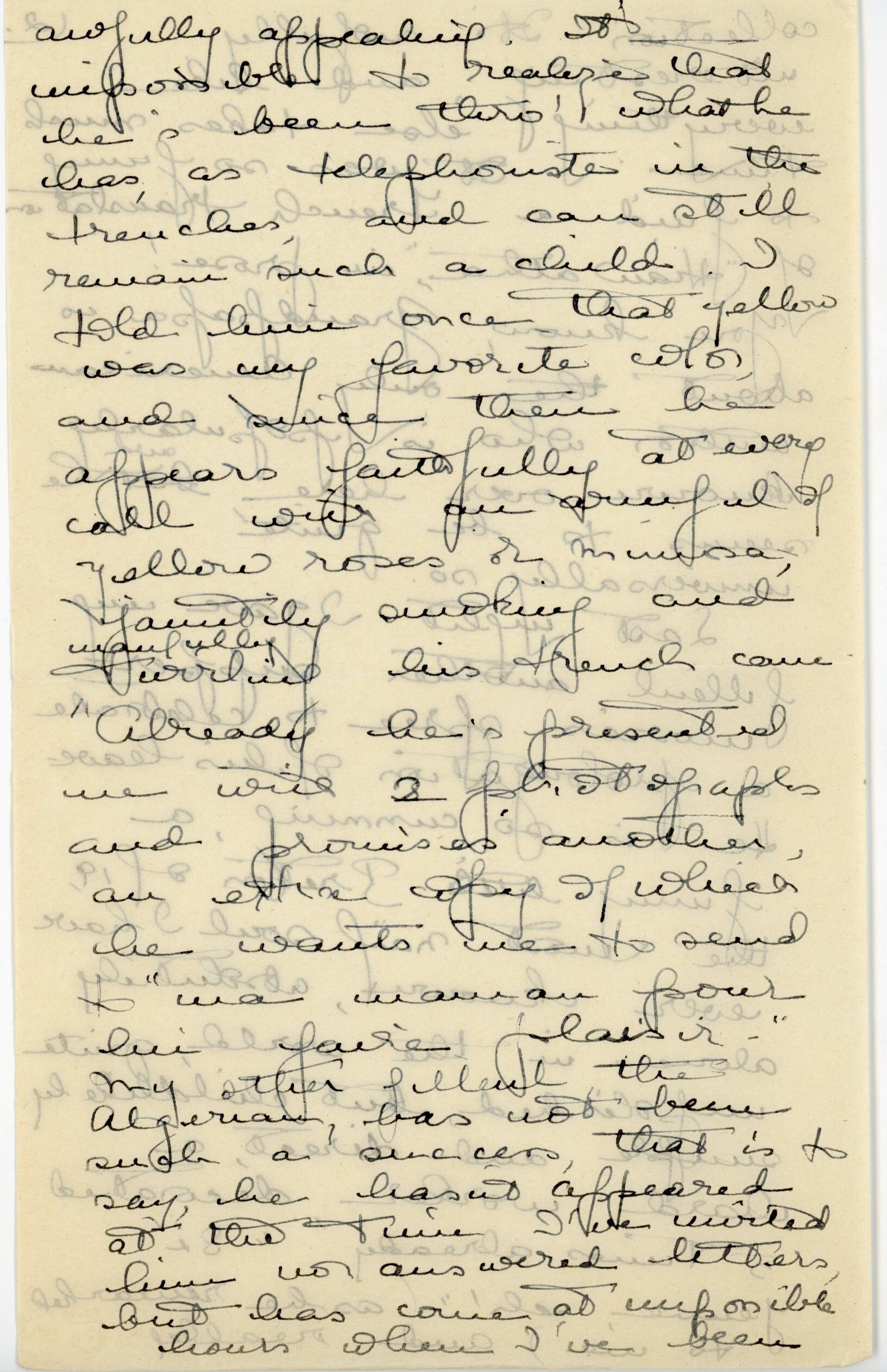 Manuscript letter