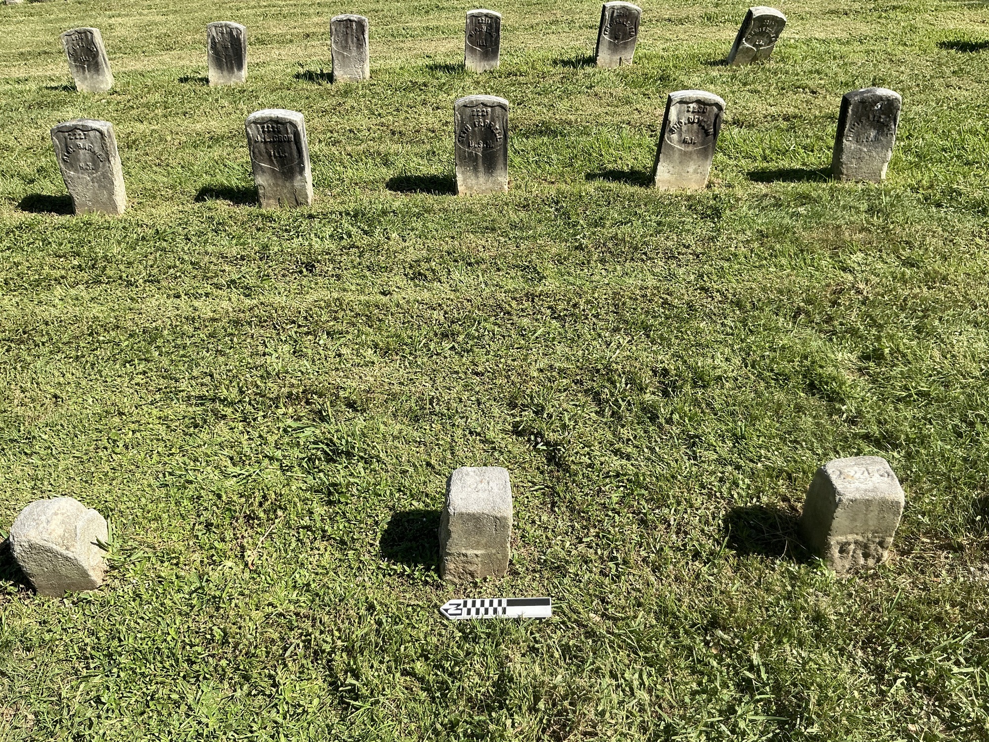 Extra image of flat marble marker