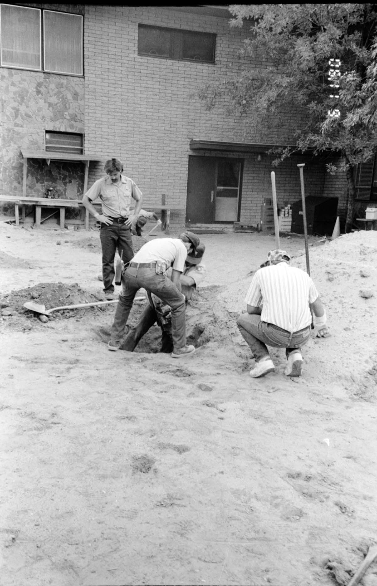 Construction of headquarters addition.