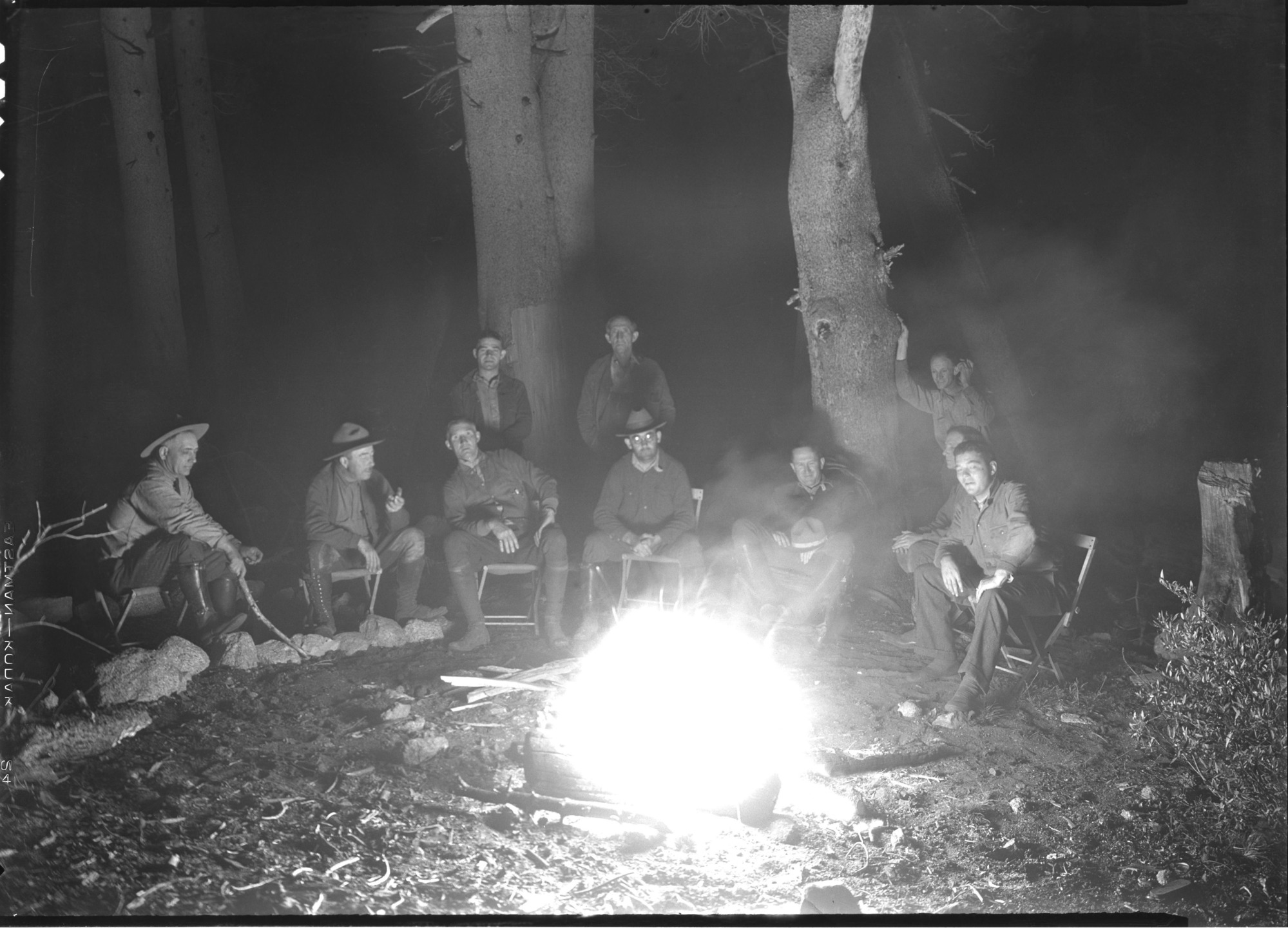 Campfire in Deadman Canyon.