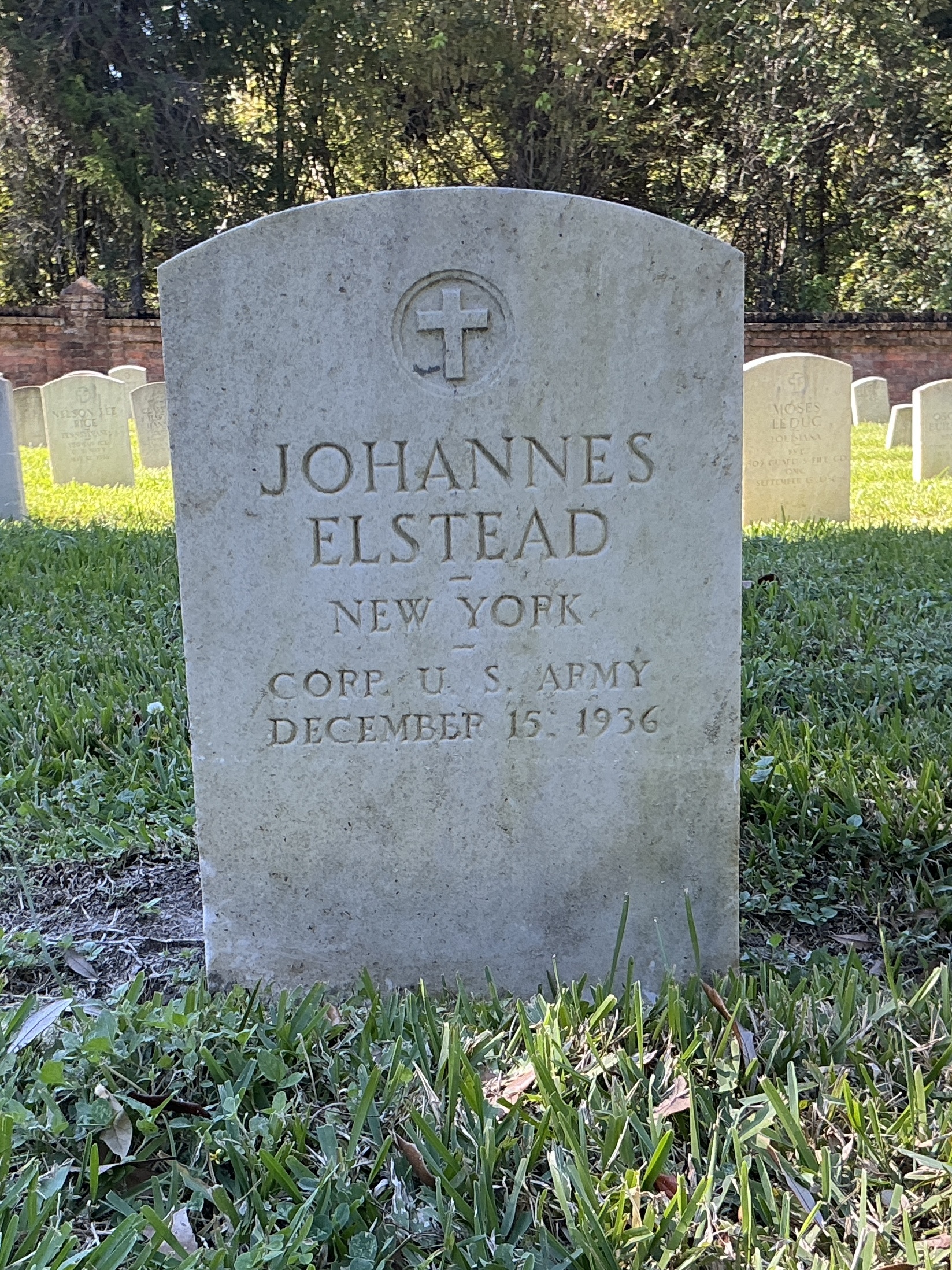 Front of upright marble headstone with flat face.