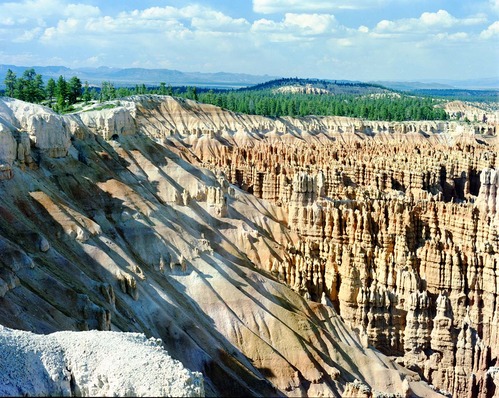 Color Panoramic views of Bryce Canyon.