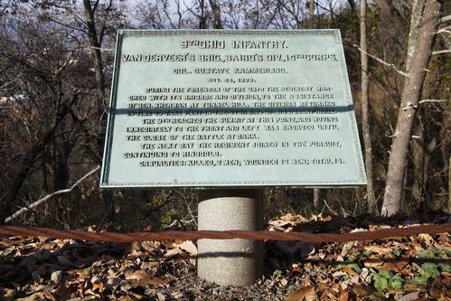9th Ohio Infantry Regiment Tablet Marker