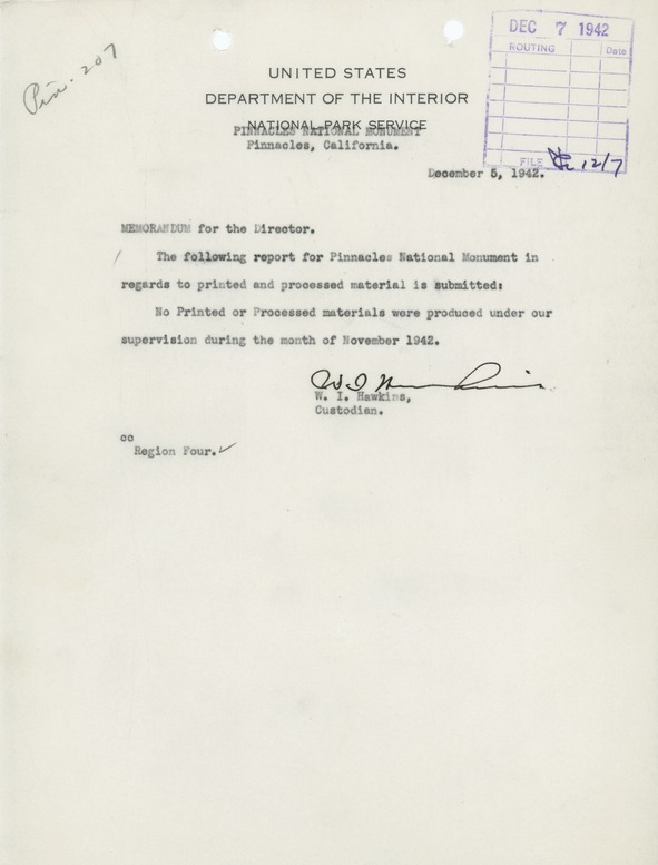 Memorandum for the Regional Director