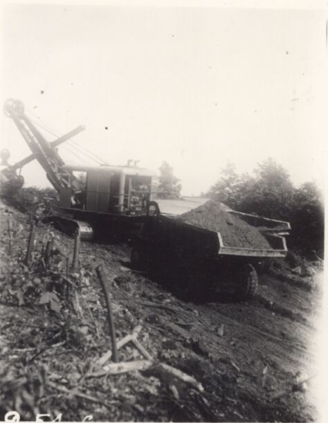 Close-up of equipment in operation