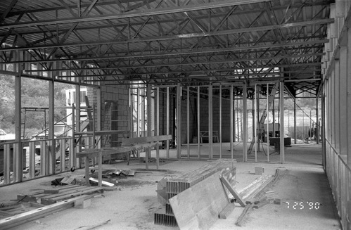 Construction of headquarters addition.