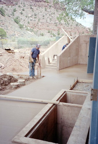 Construction of headquarters addition.