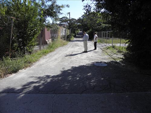 Water damage to Ebenezer Church at Martin Luther King, Jr. National Historical Park in October 2009