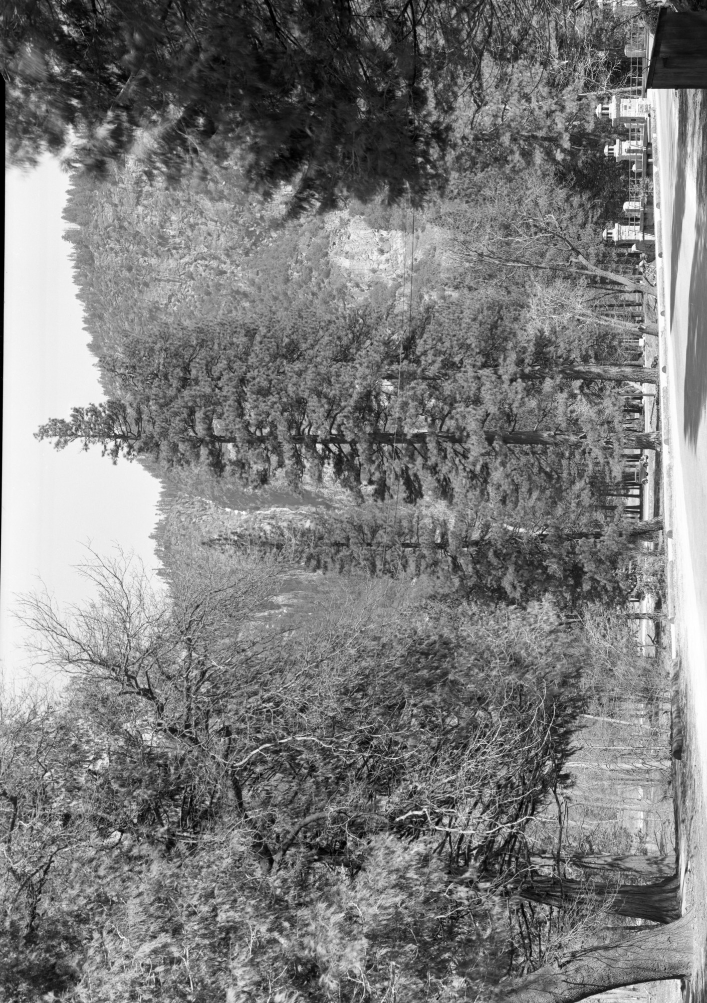 Site of old Sentinel Hotel looking northwest.