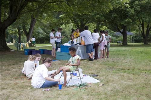 Get Up, Get Out & Go! face painting