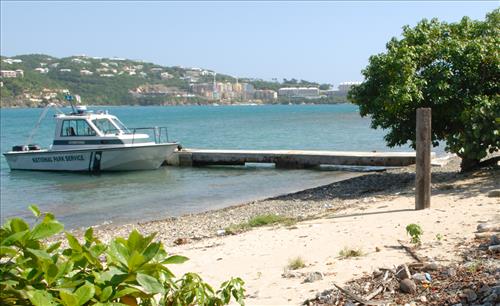 Palm Grove Dock, Hassel Island