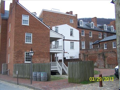 Views of the John Brown Museum Buildings in Historic Lower Town, Harpers Ferry NHP/NPS, West Virginia, Dated to March 29, 2013.