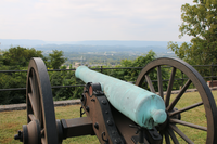 A cannon overlooking the city