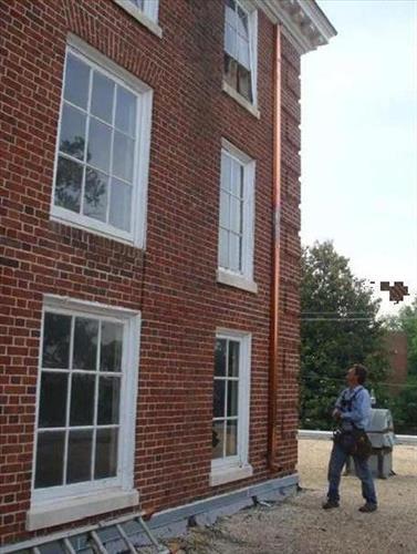 Clark Atlanta University; Arnett Hall roof restoration September 2010