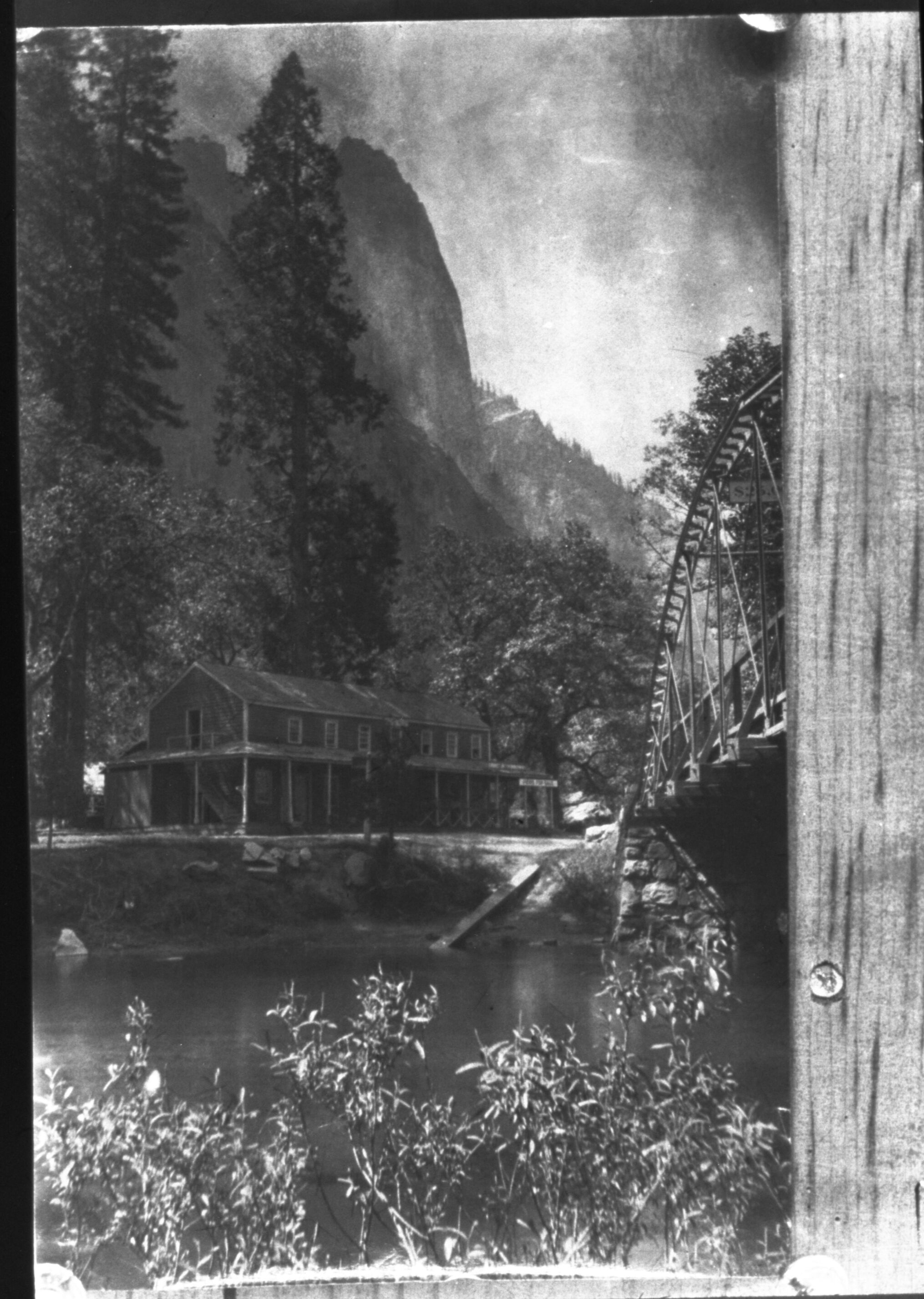 Cedar Cottage & old Sentinel Bridge.