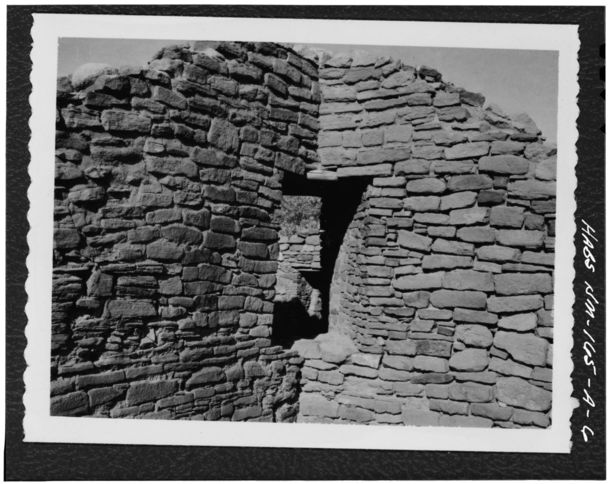 West Ruin at Aztec Ruins National Monument in 1940s