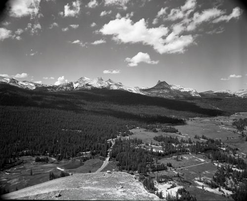 Cathedral Range from Lembert Dome.