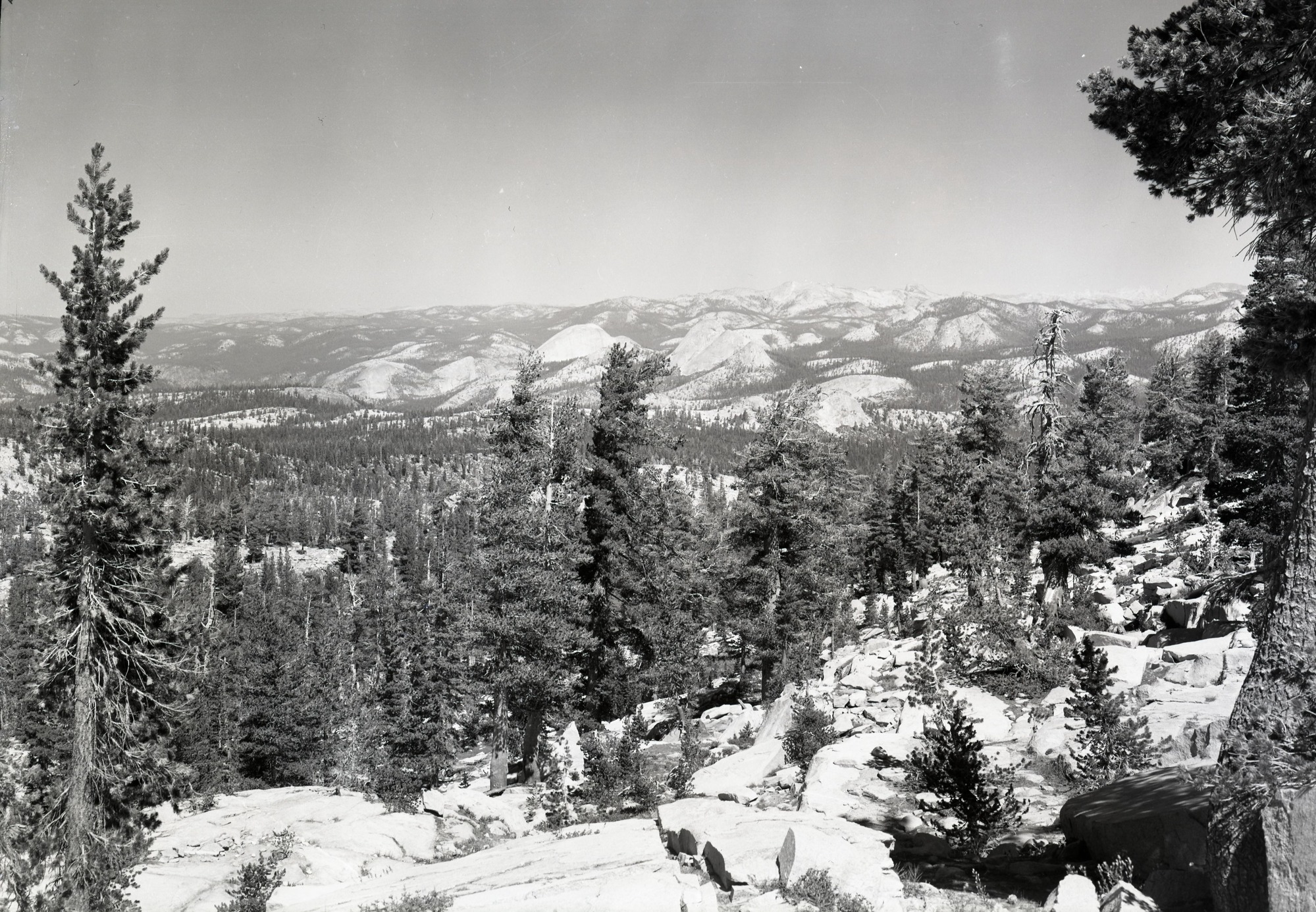 Looking NW toward Half Dome.