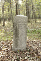 8th Kansas Volunteer Infantry Regiment Marker. Marker contributes to nat'l significance of park under NR Criterion A because it represents national movement among veterans & related groups to commemorate Civil War battlefields.