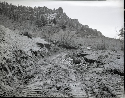Sand filled dams and irrigation ditches on Evan Lee property.