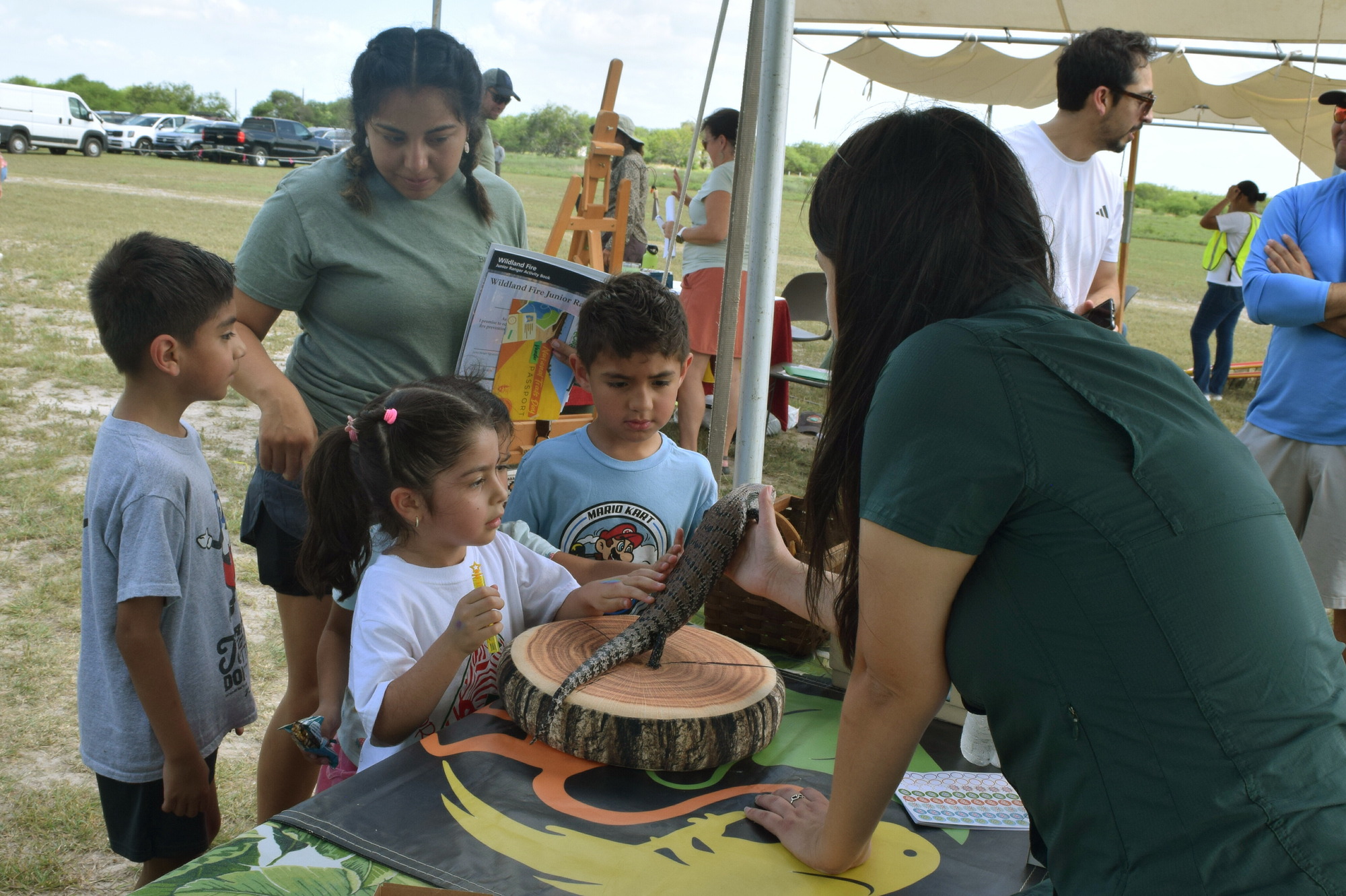 Fragile Planet table at National Trails Day