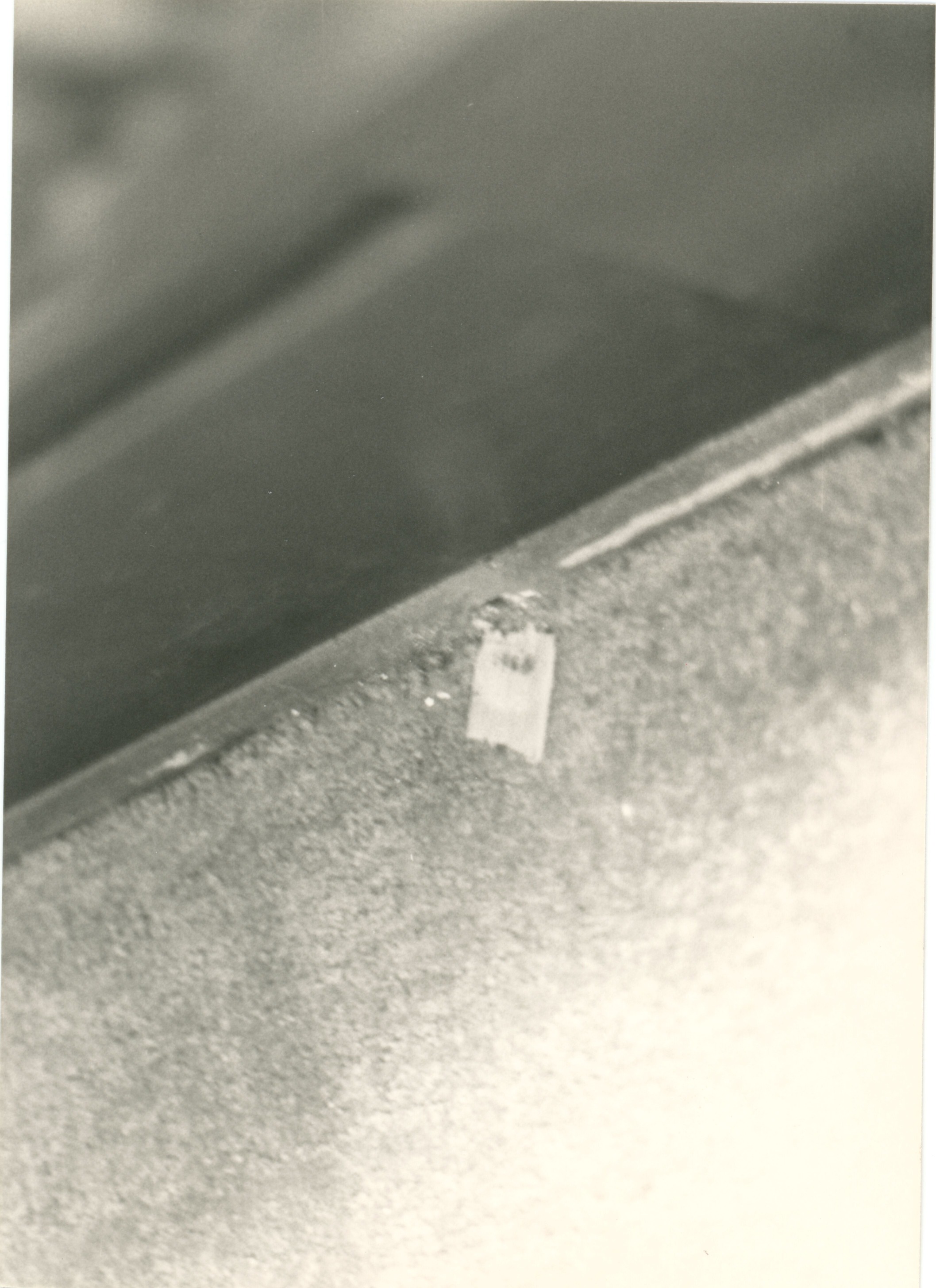 carpet dents in front of window